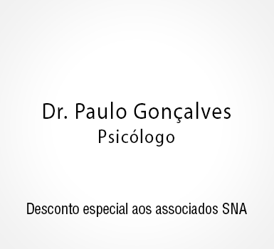 Psicólogo Paulo Gonçalves